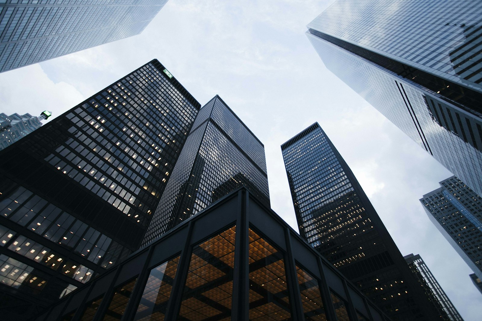 Modern UK commercial buildings