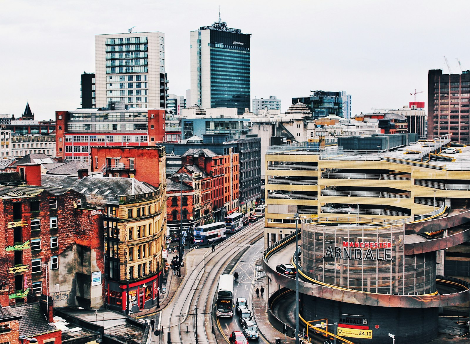 Manchester and North West UK skyline